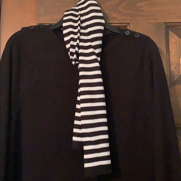 Kid’s Sweater Dress with Scarf - Picture 2 of 6